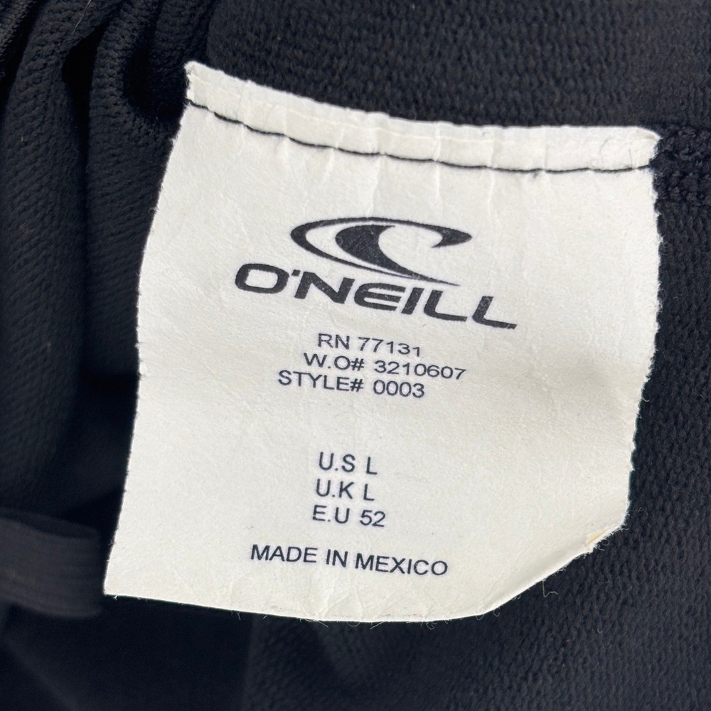 O'Neill Mens Black Short Sleeve Rash Guard Swim Shirt L Surf Athletic - Picture 6 of 7